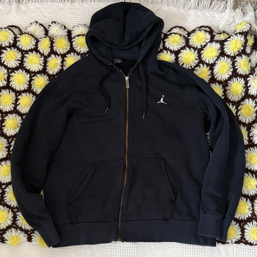 Faded out air Jordon zip up hoodie
